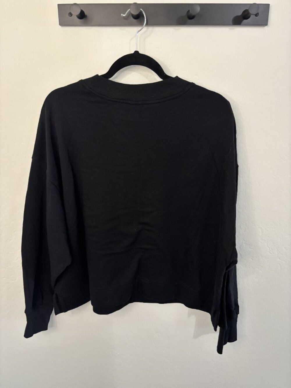 Old Navy Black "Good Vibes State of Mind" Graphic Crewneck Sweatshirt | Size XL - Picture 2 of 3